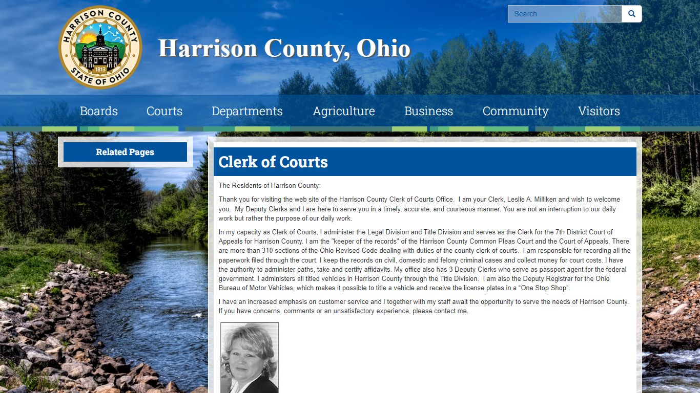 Clerk of Courts - Harrison County, Ohio